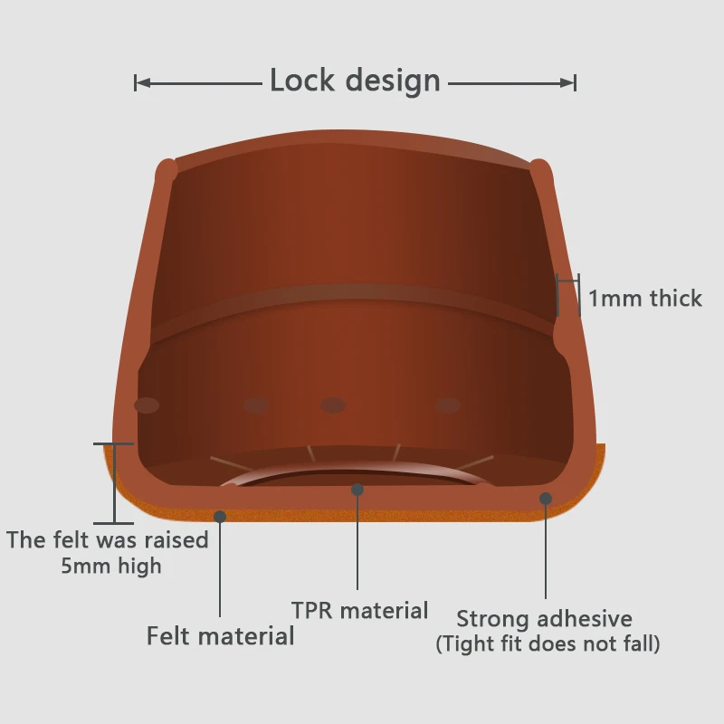 LETOYO fieltro protector inferior mango funda protectora silicona tapón de caña cola aparejos de pesca equipo de pesca señuelo cañas de pescar - imagen 3