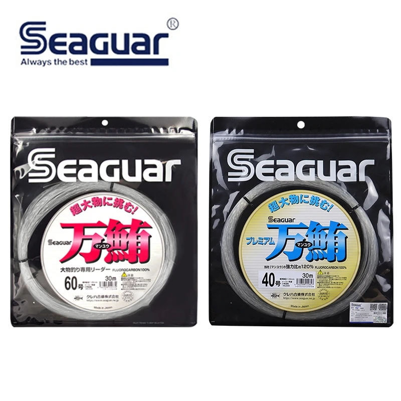 2023 Original Seaguar 100% hilo de pescar de fluorocarbono 25m/30m 60LB-418LB pesca en barco de aguas profundas para peces grandes hecho en Japón - imagen 5