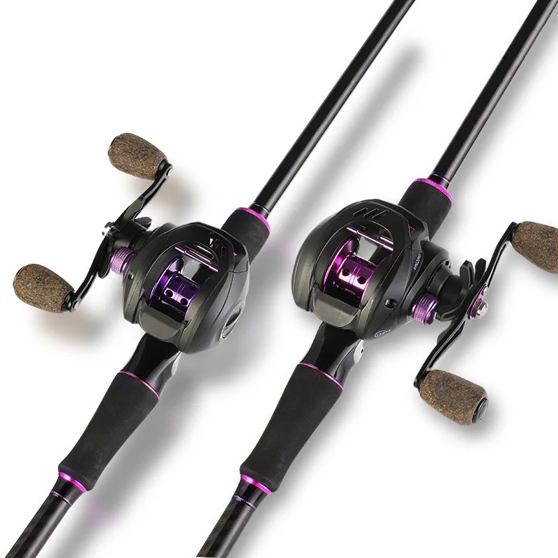 Carrete de pesca ancho con caída de agua, fuerza de descarga de 12 + 1BB, relación de velocidad de rueda 6,5: 1, carrete de pesca antiagua de mar negro - imagen 4