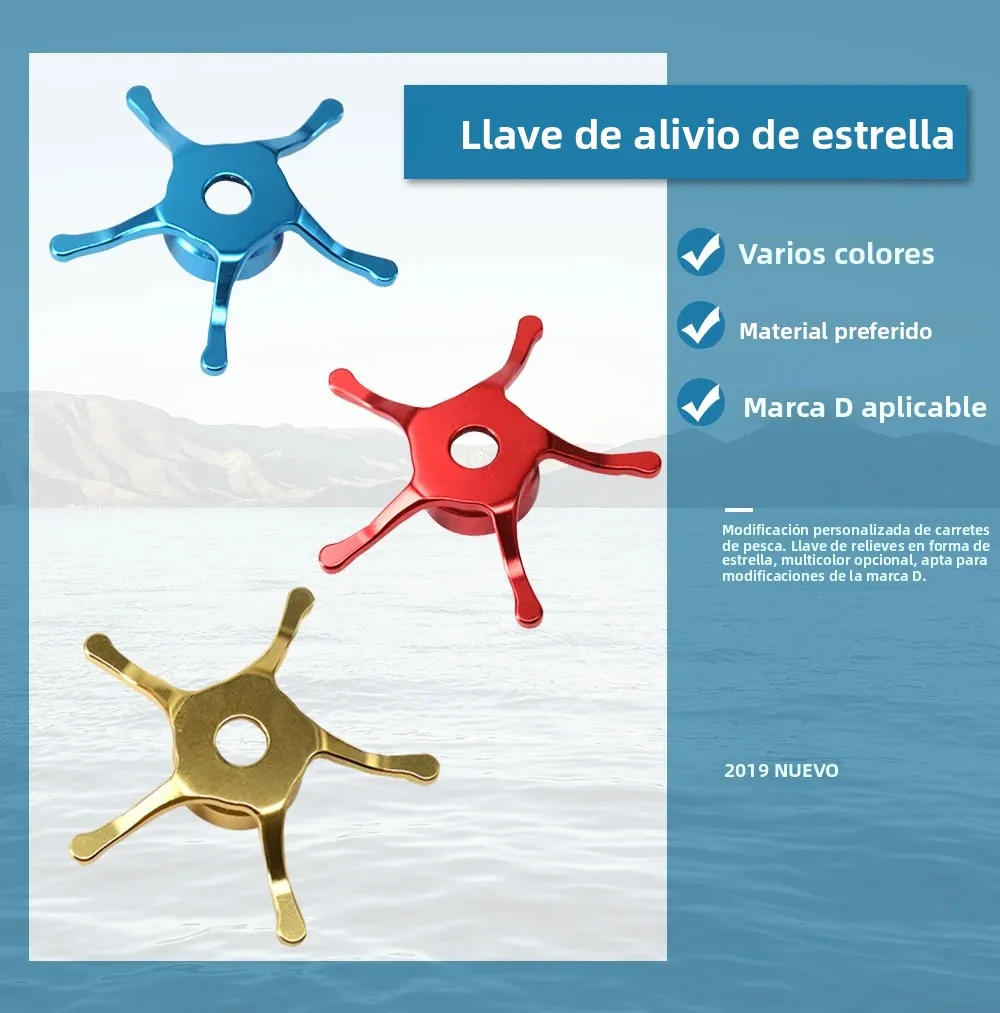 Llave de descarga de freno para carretes Star Drag de pesca - imagen 5