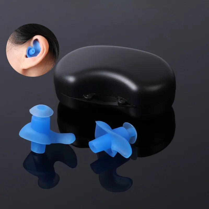 Tapones para los oídos para natación, tapones para los oídos de silicona impermeables para nadar, la ducha, surf y bañarse, accesorios para nadar, tapones para los oídos para piscina - imagen 5