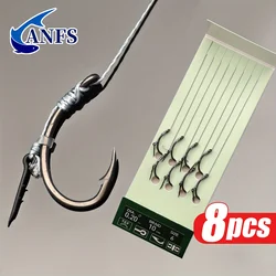 Juego de aparejos de carpa con alimentador de método de 8 piezas, equipo y equipo de pesca hechos a mano, angelzubehör, karpfenangeln