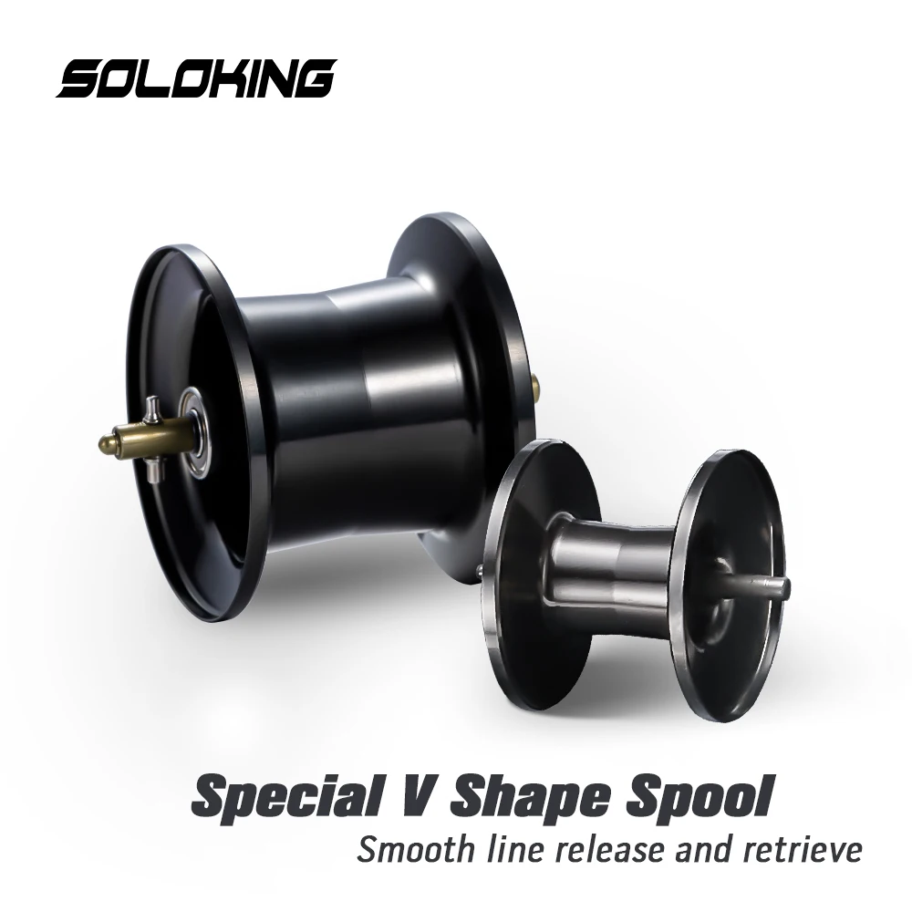 SOLOKING ASHMOON Deep Spool Carrete ligero de 5,5 g solo para carrete ASHMOON Deep/Standard - imagen 4