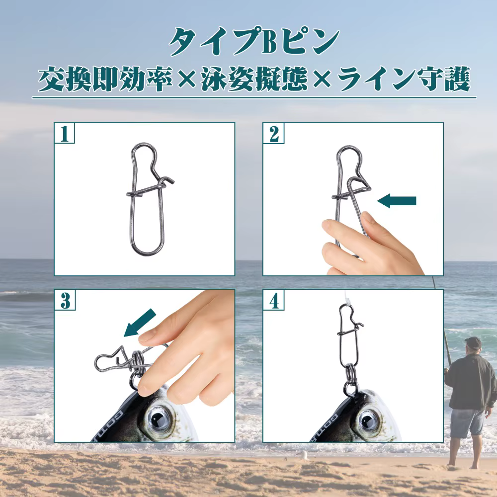 GOTURE-señuelo de natación multiarticulado, señuelo segmentado de hundimiento lento, señuelo de pesca de natación para agua dulce y salada, Kit de cebo de pesca - imagen 3