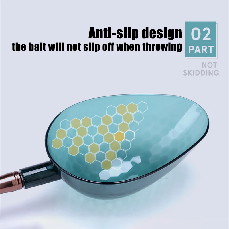 Cucharas de lanzamiento de cebo de pesca antiadherentes, cuchara de fundición de carbono, cuchara de lanzamiento de Punto Fijo, herramientas de aparejos de pesca - imagen 4