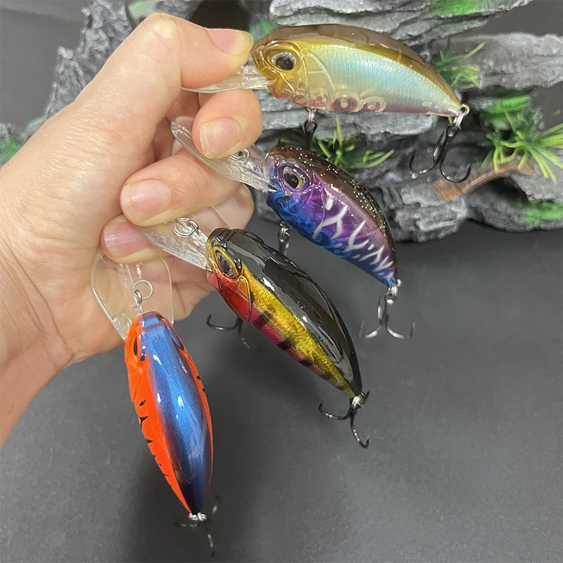 Crankbait flotante realista de buceo profundo para pesca - imagen 2