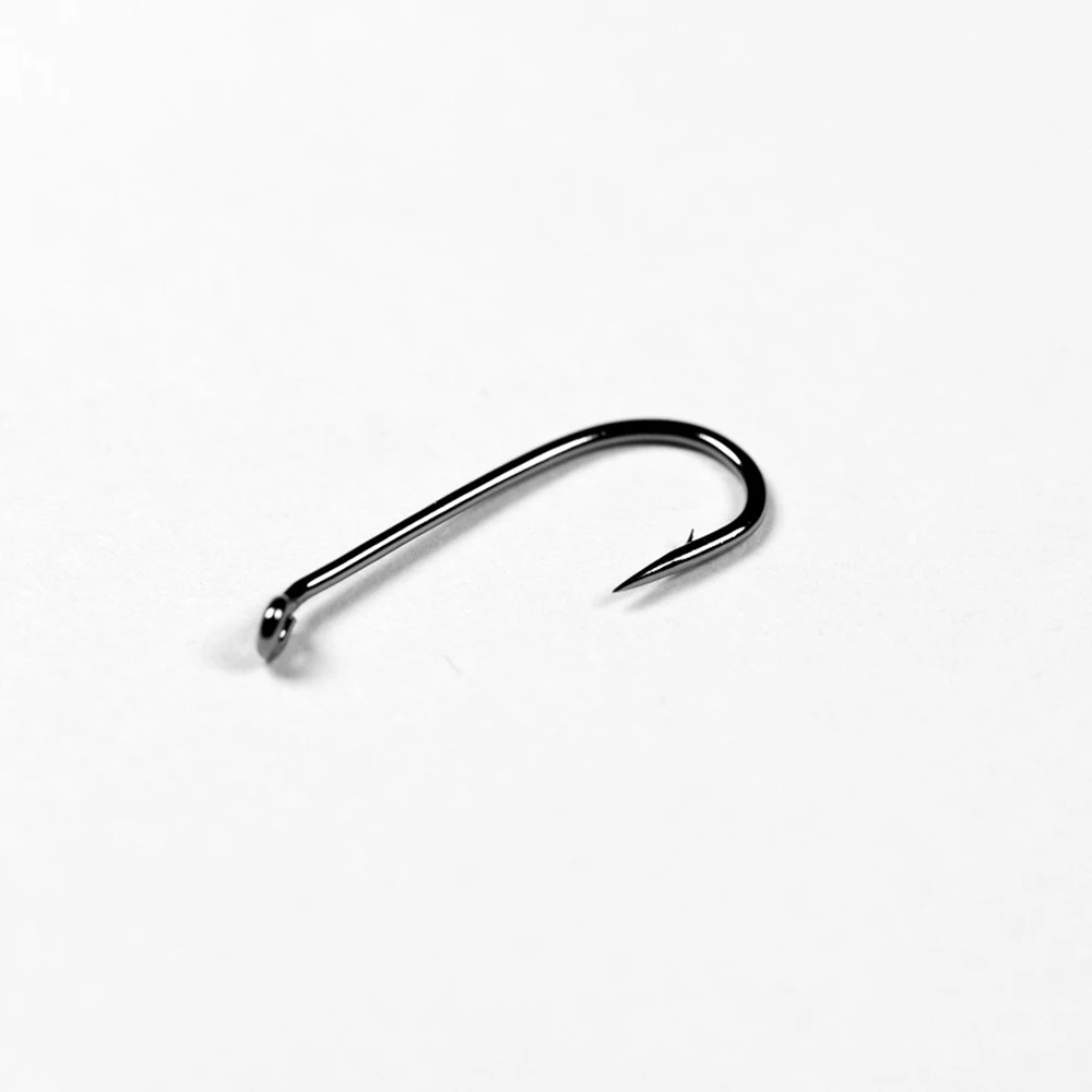 1000 Uds. Anzuelo de Pesca con mosca de competición, materia para atar, gusano seco Shirmp, anzuelo para mosca Caddis húmedo, suministros de Pesca de níquel negro - imagen 2