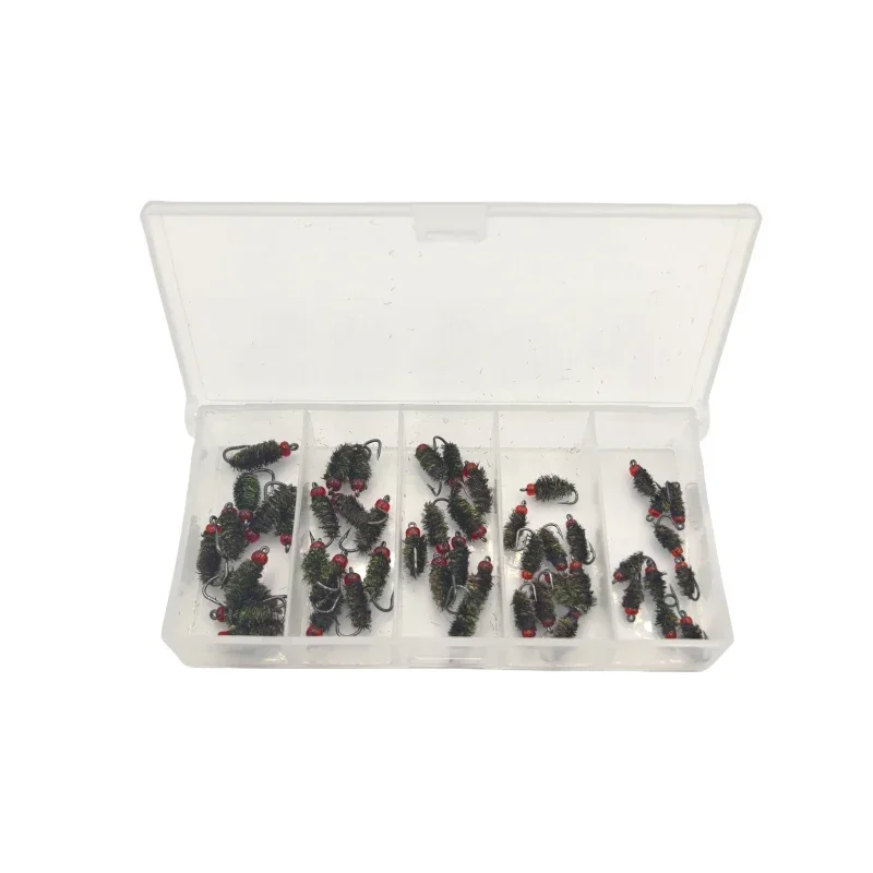 Anzuelo de mosca, cebo de pesca, nano insecto, biónico, veneno, mosquito, oruga, 50 - imagen 3