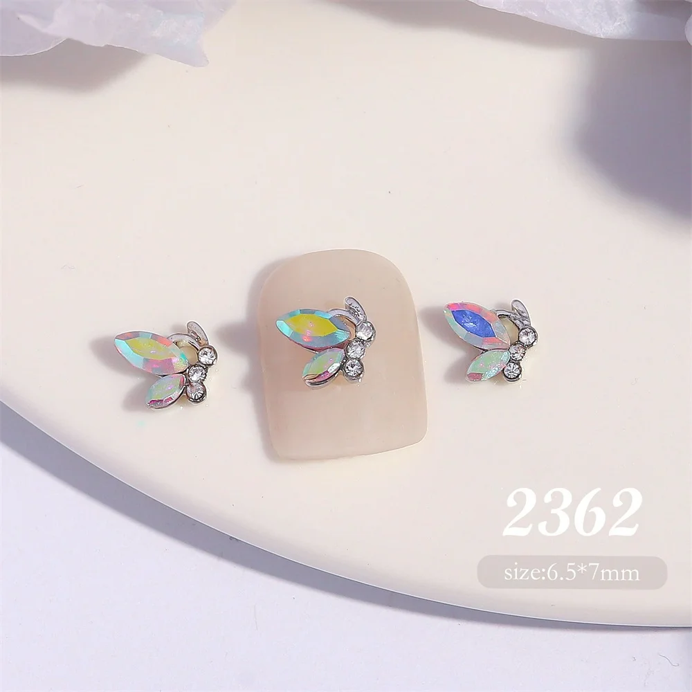 Mini taladro pequeño y portátil para decoración de uñas, 1/2 piezas, no daña las uñas, operación Simple, suministros para uñas a todo Color, diamantes de imitación para uñas - imagen 5