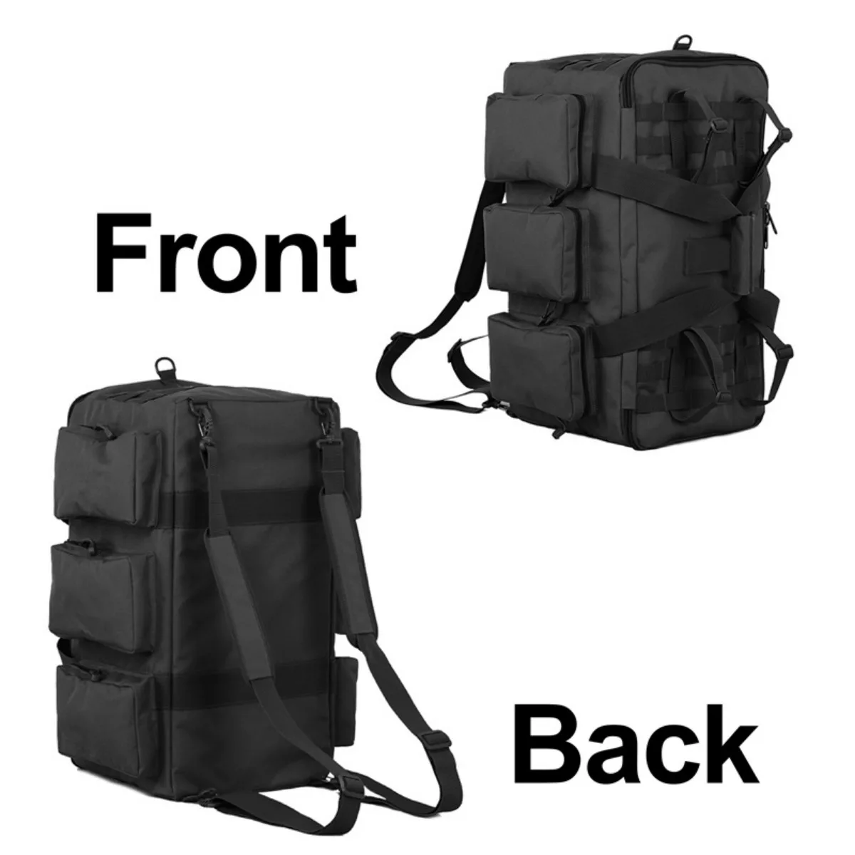 Bolsa militar para exteriores, mochila táctica, bolsa de Camping de gran capacidad, bolsa de equipaje militar para montañismo de nailon 600D para viajes de senderismo para hombre - imagen 4