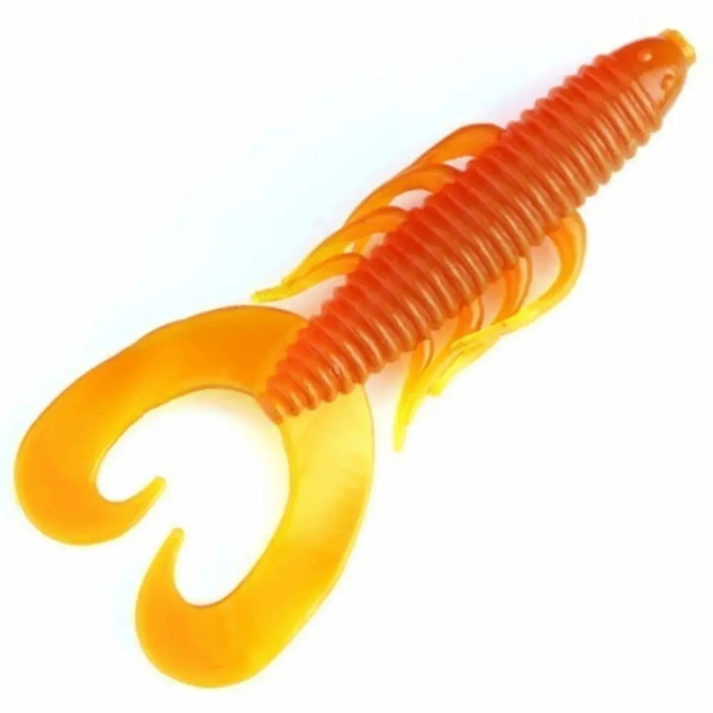 Señuelo de cangrejo de gusano duradero, 25 uds., 3 colores, suave, varios tamaños, cebo de langosta, señuelo de cangrejo de PVC, pesca en agua dulce