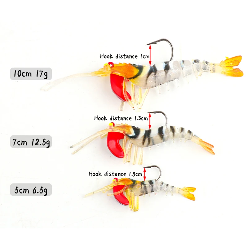Señuelo de Pesca Minnow, cebo Wobbler Jig, Crankbait, carpa, camarón, aparejos de Pesca, SwimBait, anzuelo de pescado, 7g, 13g, 18g - imagen 4