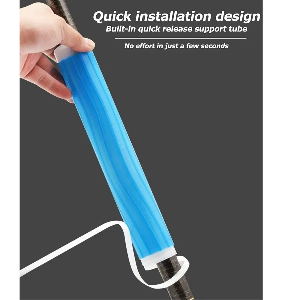 Mango de caña de pescar de silicona, cubierta antideslizante Universal, empuñaduras antideslizantes, empuñaduras de mano reemplazables multifuncionales - imagen 5