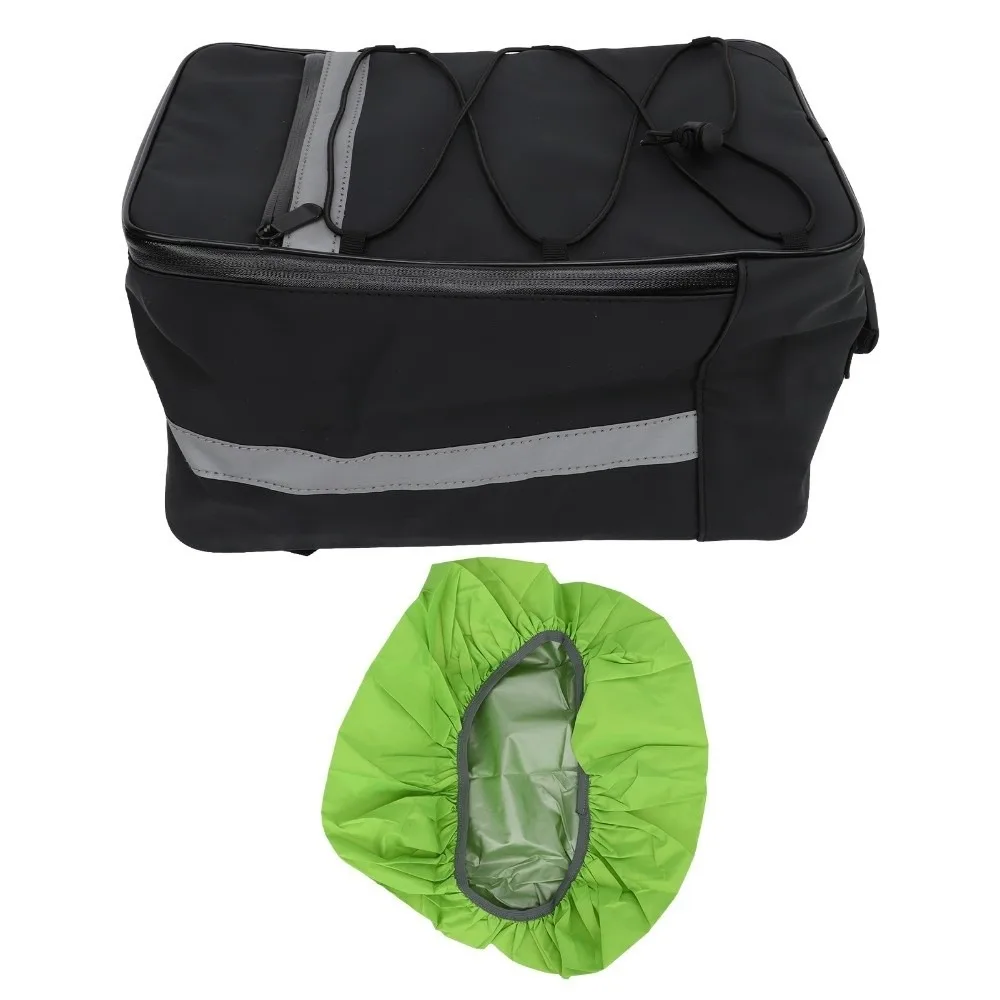 Bolsa impermeable portabicicletas con tiras reflectantes – fácil fijación al sillín - imagen 2