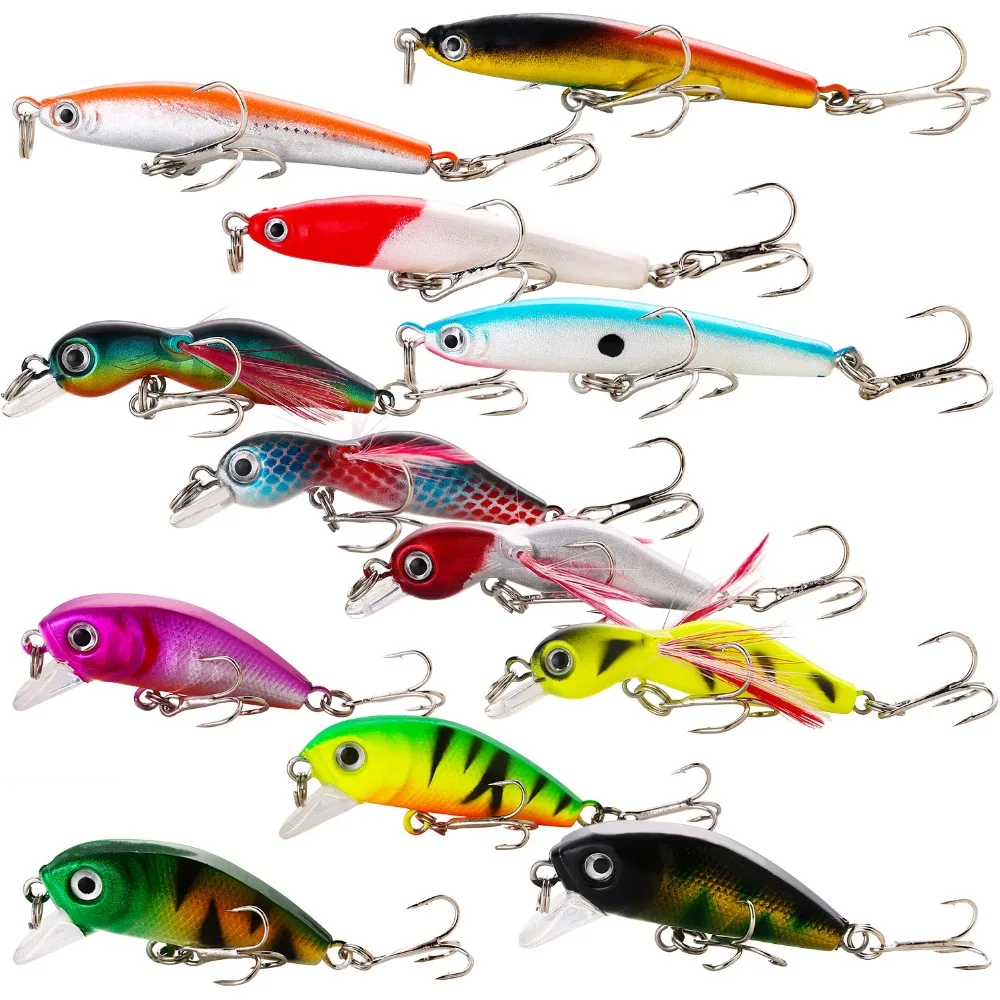 Sougayilang 4 uds/tarjeta señuelo De Pesca pintura Topwater Wobblers Crankbait lápiz cebo duro Artificial aparejos De Pesca De Pesca - imagen 3