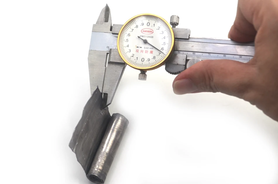 MNFT 4 Uds 0,6*40*245mm 65-70g tira de hoja suave rollo de plomo para plomos de pesca suministros Clip aparejos accesorios de pesca - imagen 5