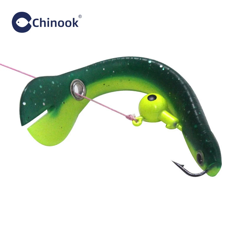 Chinook-señuelo de pesca de carpa, cebos blandos, Loach biónico, 67mm/100mm - imagen 3