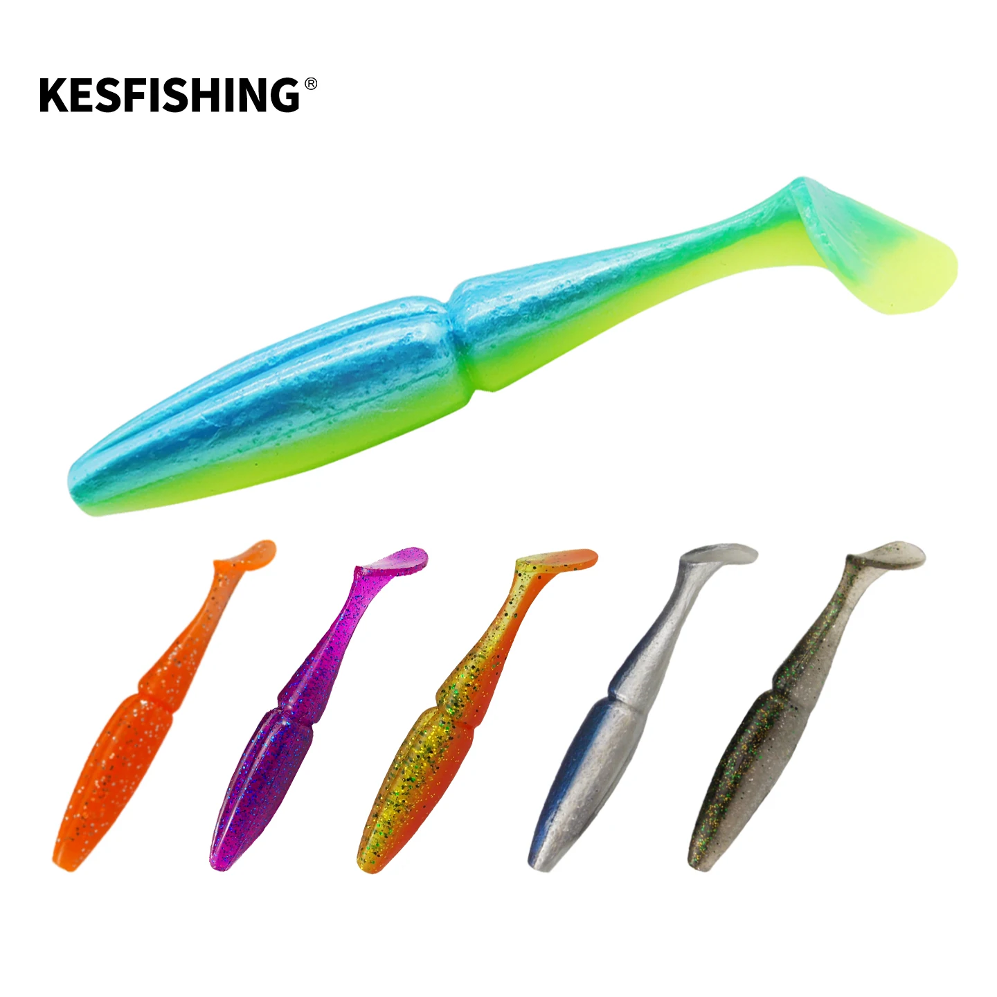 Easy Shiner KESFISHING – Señuelo blando de silicona para lubina y lucio - imagen 2