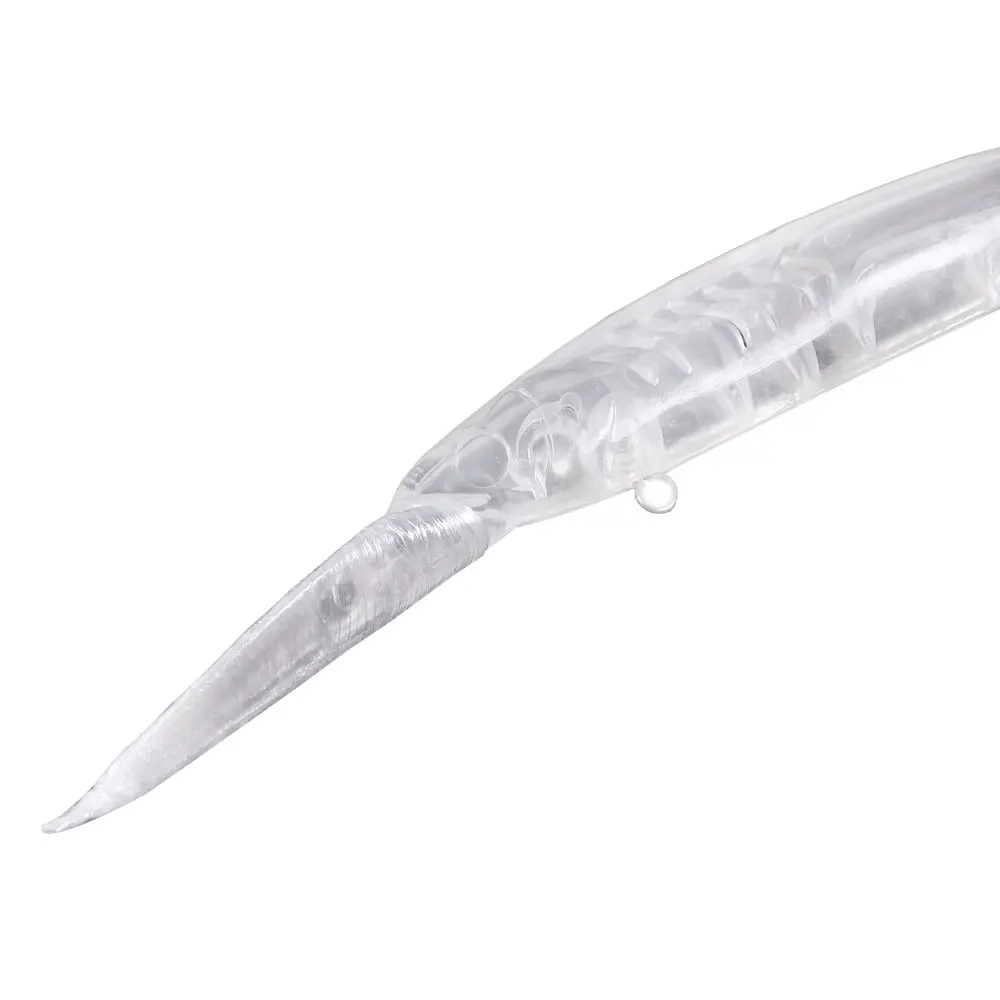 Señuelos Minnow sin pintar – Cuerpos duros transparentes para Jerkbait y Wobbler - imagen 3