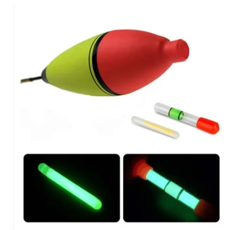 Flotador de pesca luminoso largo EVA, iluminación nocturna Vertical, accesorios de pesca, 10/20/30g - imagen 4