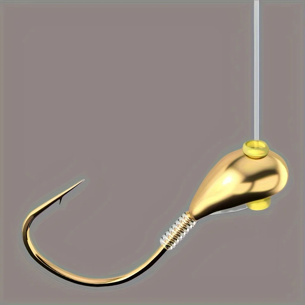 Gancho de carpa sin bloqueo boca Corazón punta afilada pesca fuerte - imagen 5