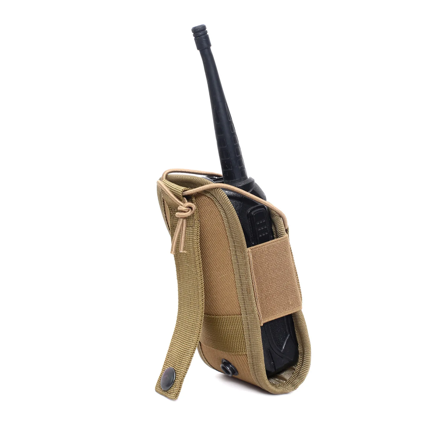 Soporte táctico Molle para Radio, bolsa para Walkie Talkie, funda para cinturón de servicio, funda para Radio, intercomunicador, bolsa para interfono para caza - imagen 4