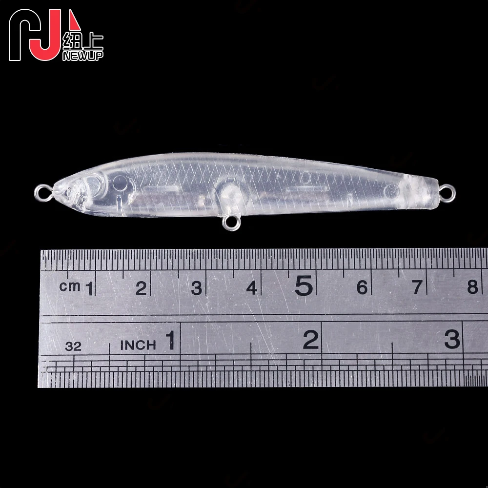 10 unids/lote cebo de lápiz en blanco sin pintar 7,5 CM-9G Señuelos de Pesca artificiales duros Wobble hundimiento espacios en blanco aparejos pche en mer leurre - imagen 4