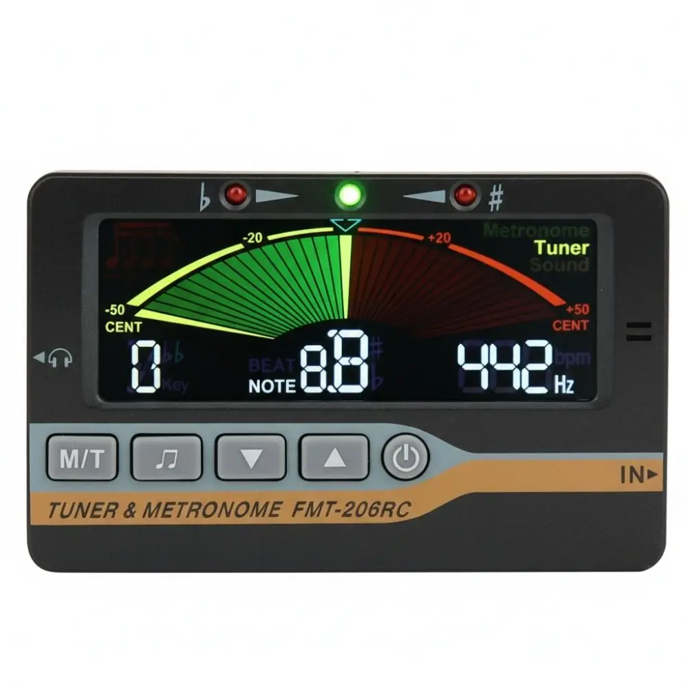 Metrónomo Digital 3 en 1 – Afinador cromático con clip y pantalla LCD - imagen 3