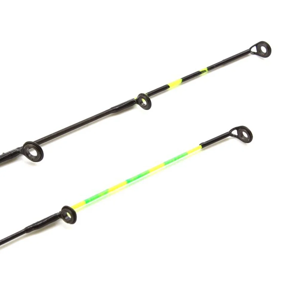 Cañas de pescar ultraligeras de 58cm para invierno, caña giratoria de 2 puntas, poste de hielo de fibra de carbono, pesca de carpa ultraligera - imagen 3