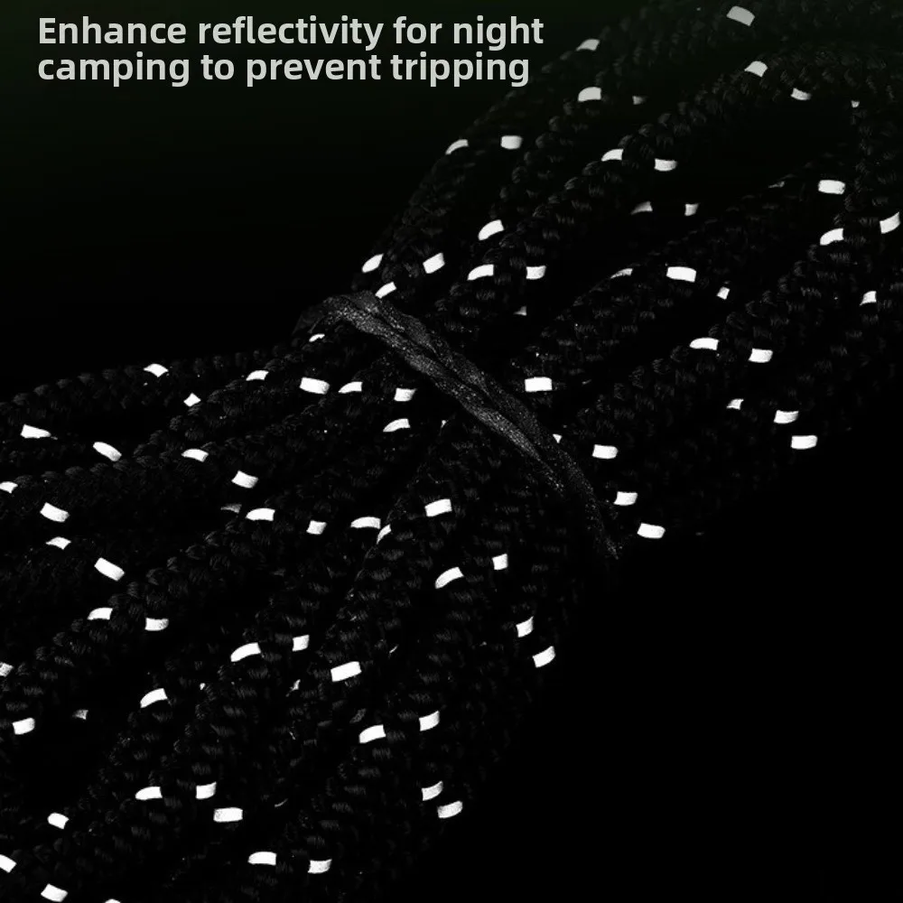 Polea de elevación de Metal, polea de anclaje para tienda de campaña de 4mm, colgadores de trinquete, accesorios de Hardware, ajustador de polea para exteriores, gancho de cuerda para toldo - imagen 3