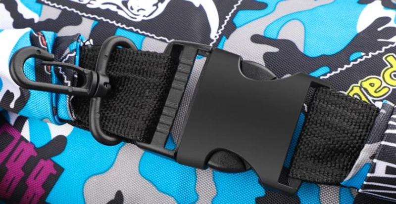 Elegante correa de camuflaje con un clip duradero para uso versátil