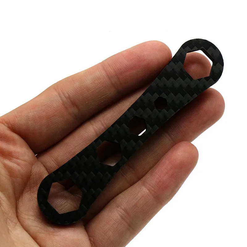 Llave de carrete de pesca, herramienta de reparación de fibra de carbono, cuidado de carrete de pesca, mantenimiento de bicicleta, multifuncional - imagen 4