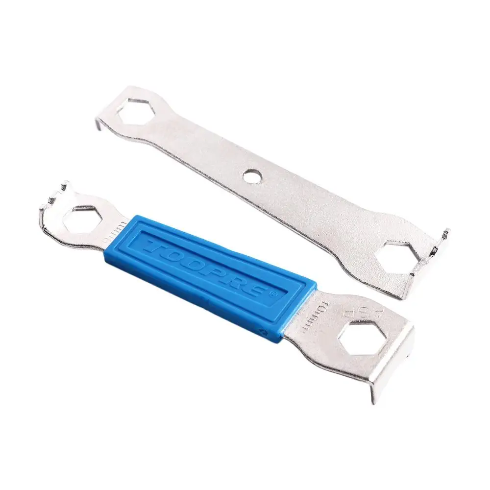 Herramienta de reparación de accesorios, herramientas de extracción de platos y bielas, herramienta de cadena, llave de fijación de bicicleta, tornillo de dientes de acero, llave de perno - imagen 3