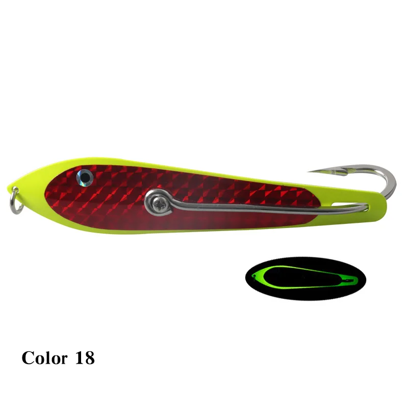 15g 21g 26g 39g 58g 81g Caballa anzuelo de pesca afilado señuelo de metal ver profundo cuchara juego señuelo marlin atún curricán plantilla lubina - imagen 3