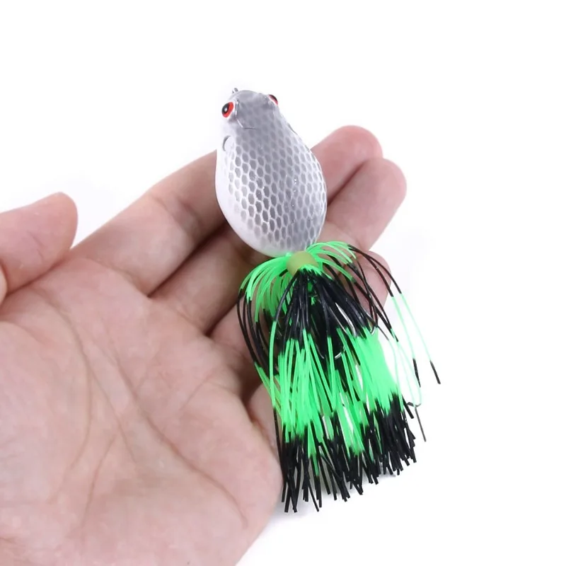 Cebo duro de plástico, cebo de pesca de rana trueno, Luya, Barba, pez negro, 10CM-13,5G - imagen 2