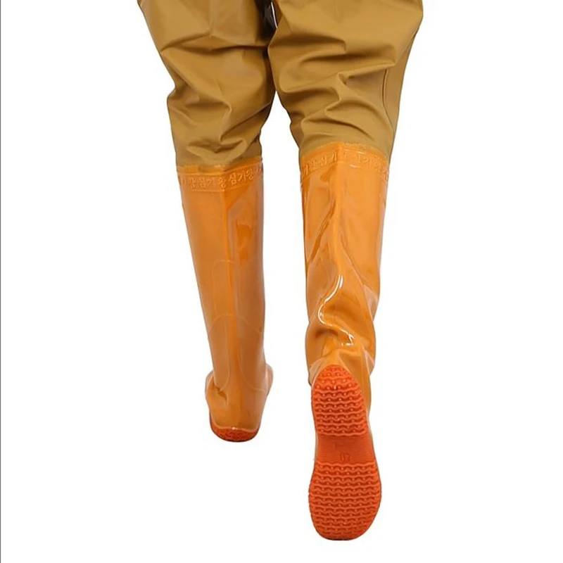 Pantalones de caza impermeables y gruesos para hombre, botas de pesca resistentes al desgaste, transpirables, para vadear la parte inferior del cuerpo - imagen 5