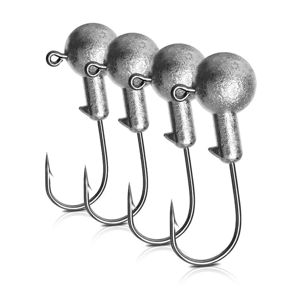 Kit señuelos suaves con jig head – Incluye caja y emerillón - imagen 3