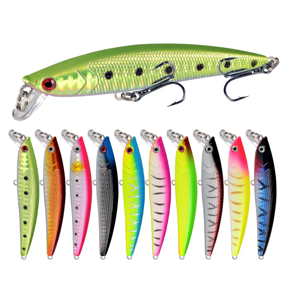 Señuelo de pesca de pececillos, cebo duro que se hunde, 90mm /8g, Artificial, Wobblers, natación, carpa, aparejos de pesca, 1 piezas - imagen 2