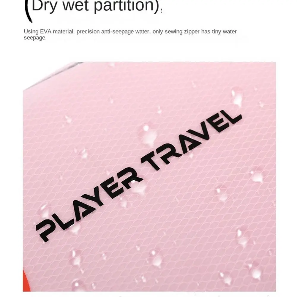 Bolso de natación impermeable de gran capacidad, bolsa de artículos de tocador con separación en seco y húmedo, bolsa de almacenamiento impermeable ligera y transpirable para piscina - imagen 3