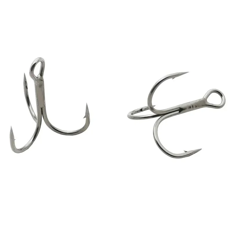 5 unids/caja 3x fortalecer gemelos súper fuertes aleación de acero señuelo afilado anzuelo triple 6 #   8 #   10 #   12 #   Caja de pesca con anzuelo para aparejos de pesca - imagen 4