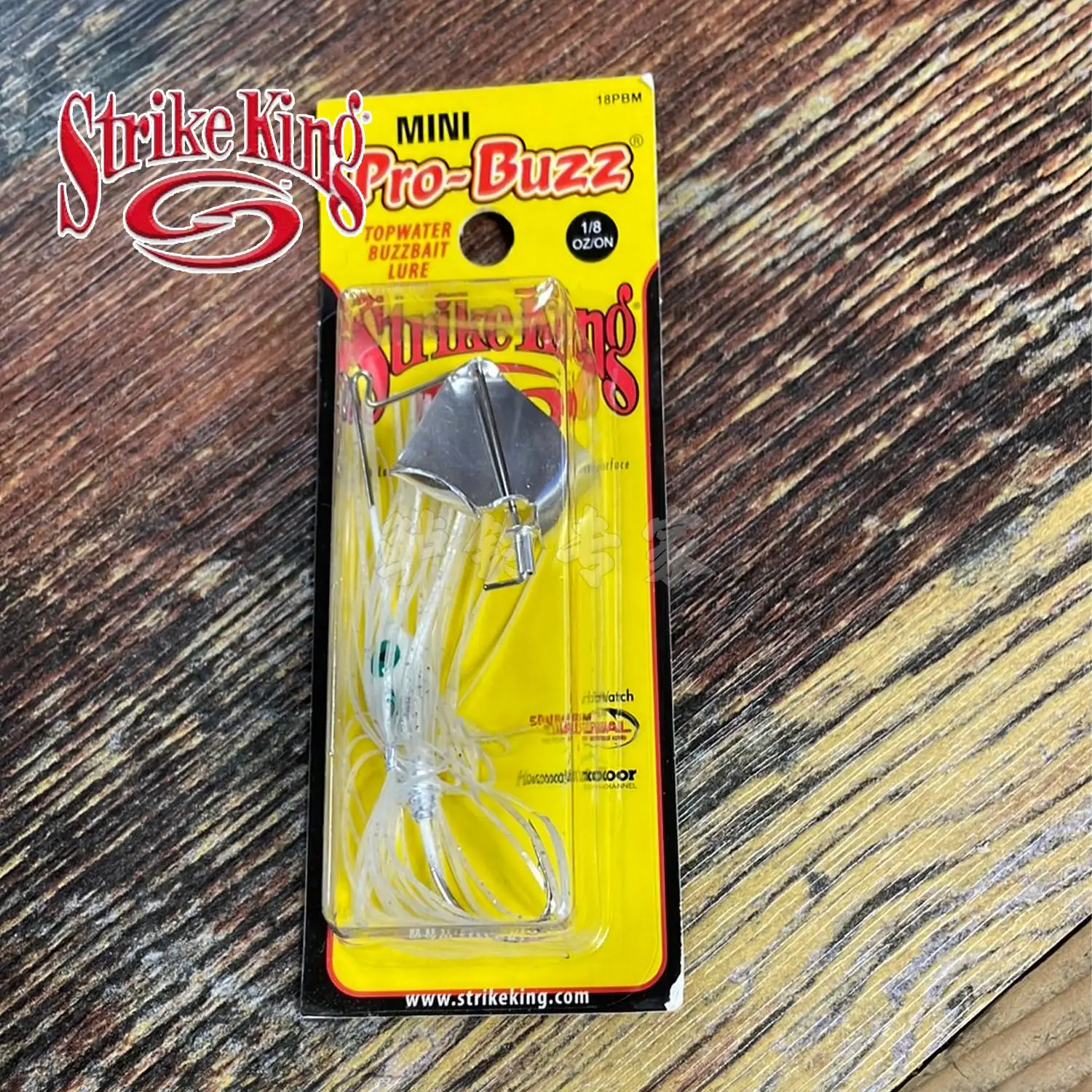 Strike King mini PRO-BUZZ mini cara barbuda giratoria lentejuelas superficie tractor luya - imagen 4