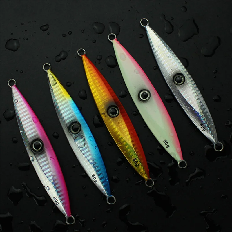 ORJD-señuelo de pesca de Jigging VIB de Metal, 40g, 60g, 80g, 100g, 120g, 150g, 200g, Wobblers de plantilla lenta, aparejos de pesca duros artificiales - imagen 3