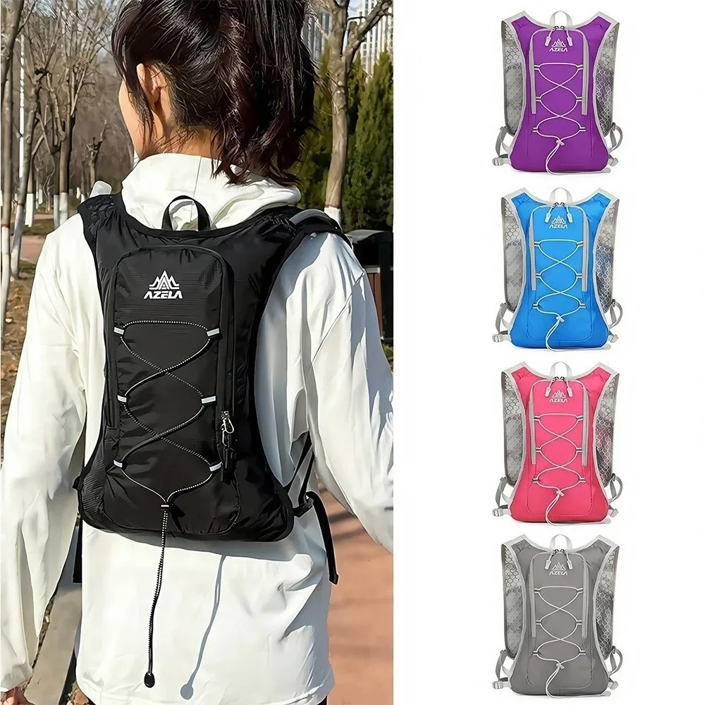 Mochila impermeable para hidratación al aire libre, mochila de escalada transpirable ultraligera, reflectante multifuncional - imagen 2