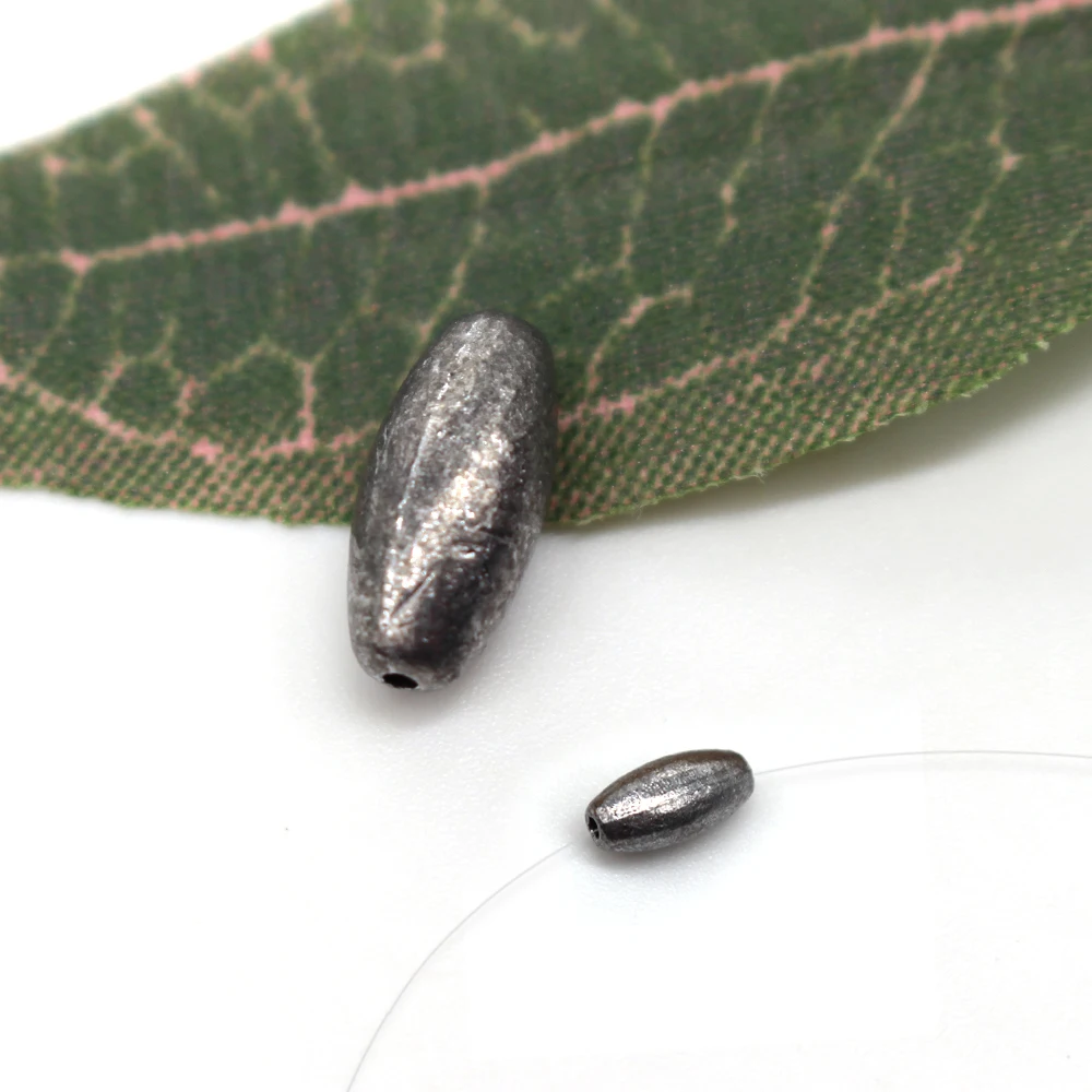 MNFT-plombos de macarrones con forma de oliva, plomo puro para hacer pesca, 0,35g, 0,5g, 0,6g, 1g, 2g, peso en venta - imagen 5