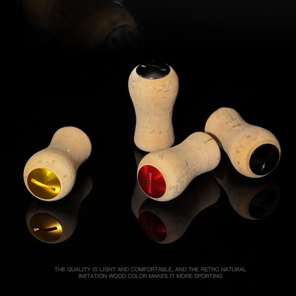 Perilla de mango de carrete de pesca, perilla de manivela de carrete ultraligera, de corcho resistente a grietas, de buena durabilidad, muy utilizada - imagen 3