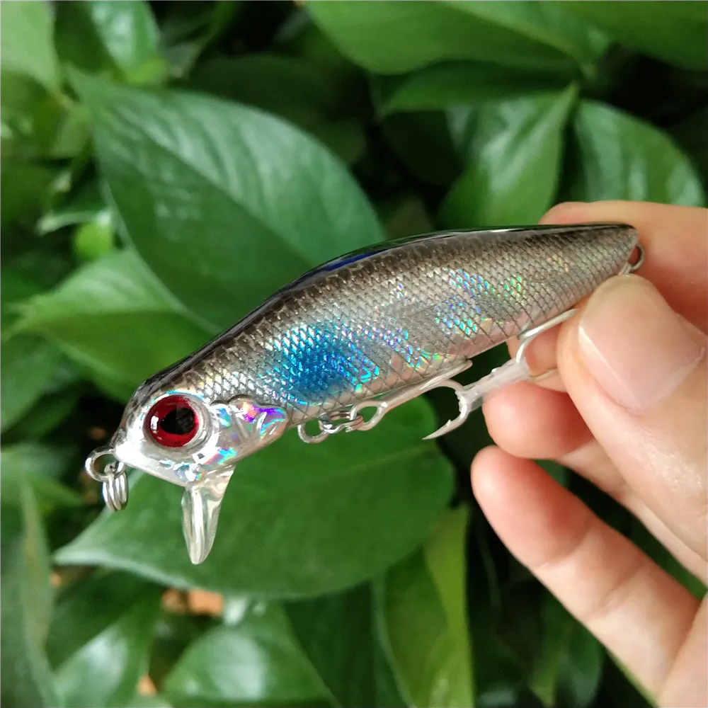 TSURINOYA-señuelo de pesca flotante, cebo de manivela de rango poco profundo, sistema de peso de tungsteno, 4 piezas, 64mm, 6g, lubina, 0-30cm - imagen 3