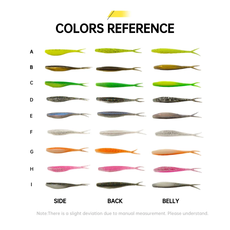 SENSEYE cebo suave planeador 60mm/70mm Señuelos de Pesca hundimiento cebo tremor señuelo de Pesca suave cola de horquilla Wobblers Pesca Isca suave - imagen 4