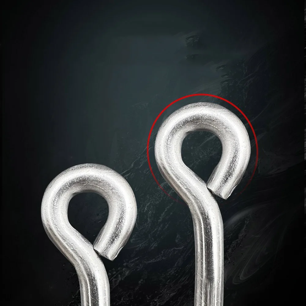 5 unids/lote anzuelos de Pesca de águila Olecranon 6/0-16/0 anzuelo de Pesca de tiburón de atún gigante Gaff púas anzuelos circulares de Pesca afilados - imagen 4