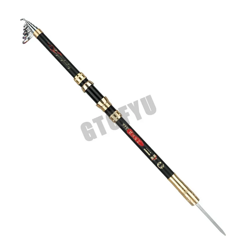 La mejor pesca giratoria portátil telescópica, 2,7 M, 3,6 M, 3,9 M, 4,5 M, caña de pescar de viaje, barco de mar, caña de pescar en roca, caña de lanzamiento de distancia - imagen 5