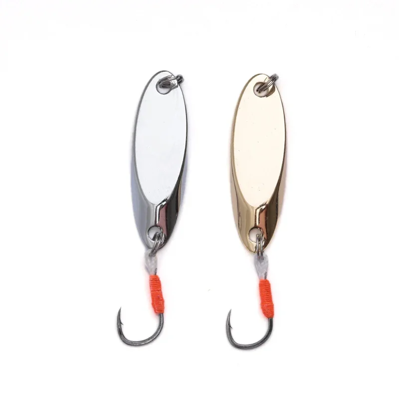 Nuevo 1 Uds señuelo cuchara Señuelos de Pesca Pesca Wobblers Spinner cebos Shads lentejuelas Metal Jigging para Pesca de carpa Topwater Isca Bass - imagen 4